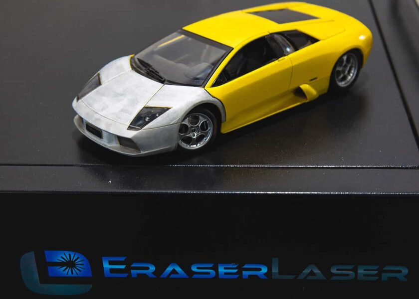 Lack enfernen mit Laser, Entlacken