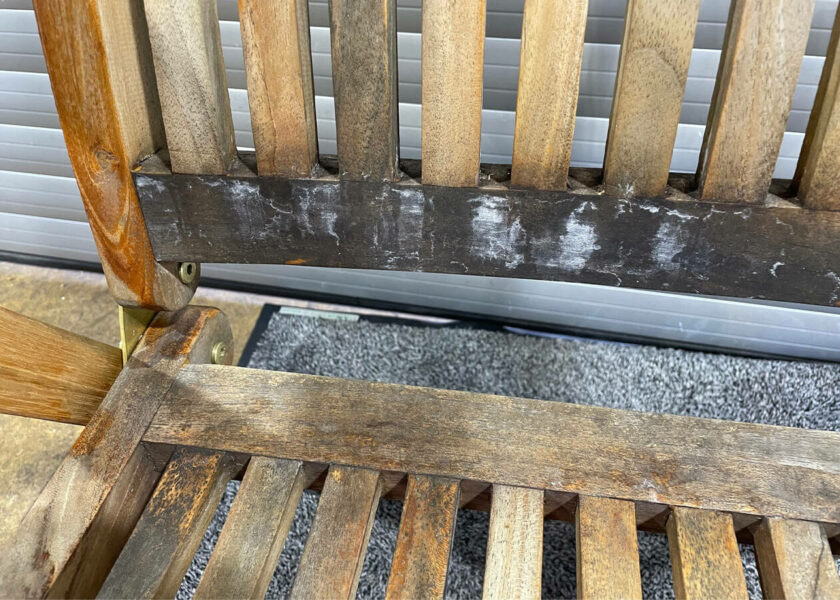 Mit Laser Holz reinigen
