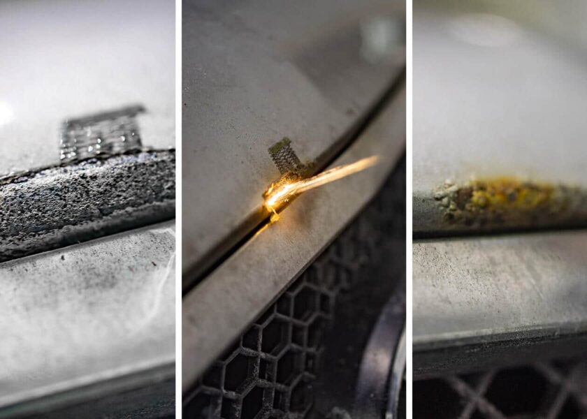 Rost entfernen mit Laser